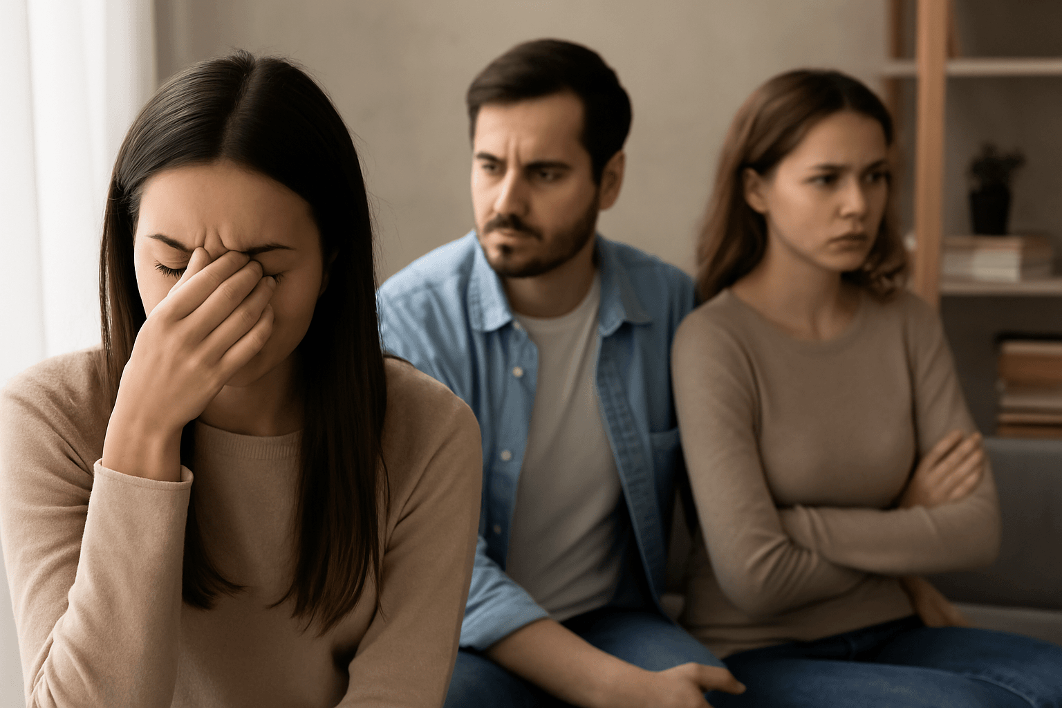 Woman caught partner cheating